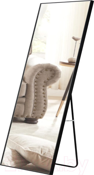 Зеркало Emze Напольное 40x150 в раме с мольбертом / DK23502.CHE (черный)
