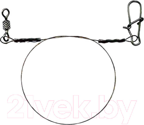 Изображение товара Поводок рыболовный AFW 1x19 21кг 20см (50шт)