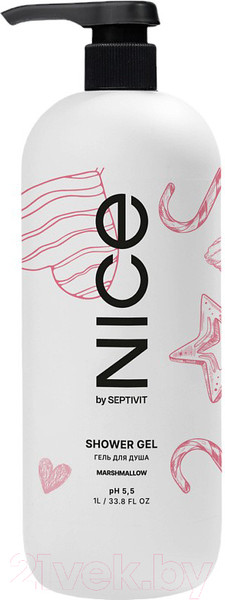Изображение товара Гель для душа NICE by Septivit Marshmallow (1л)