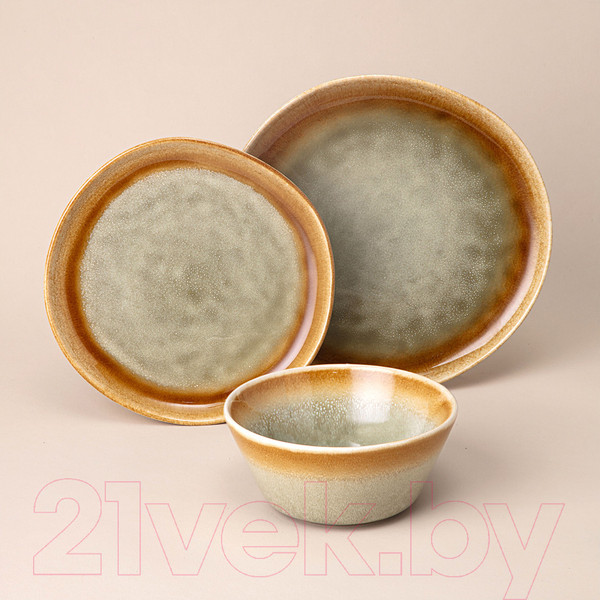 Изображение товара Набор столовой посуды Lefard 191-307 (зеленый)