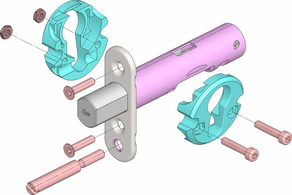 Изображение товара Замок врезной Crit Minilock ЗВ-П24