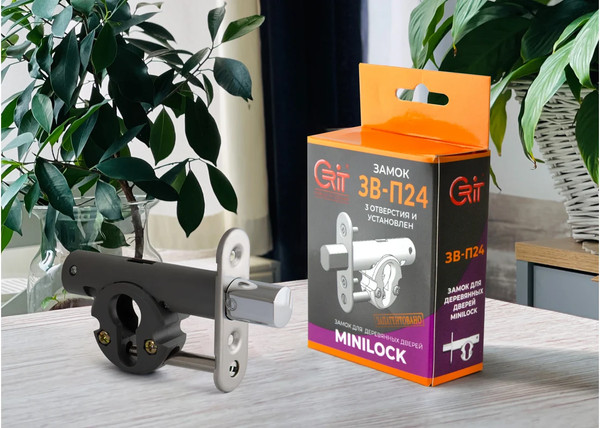 Изображение товара Замок врезной Crit Minilock ЗВ-П24