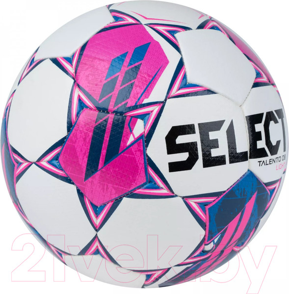 Изображение товара Футбольный мяч Select Talento DB V23 / 0773860009 (размер 3, белый/розовый)