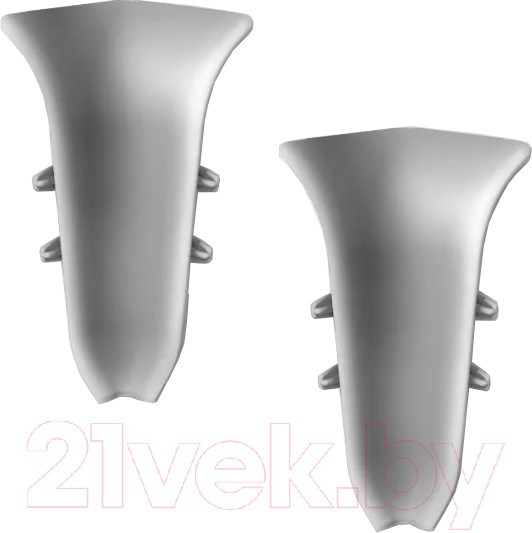 Изображение товара Уголок для плинтуса Ideal Классик 081 Серебристый (5.5см, 2шт, внутренний, флоупак)