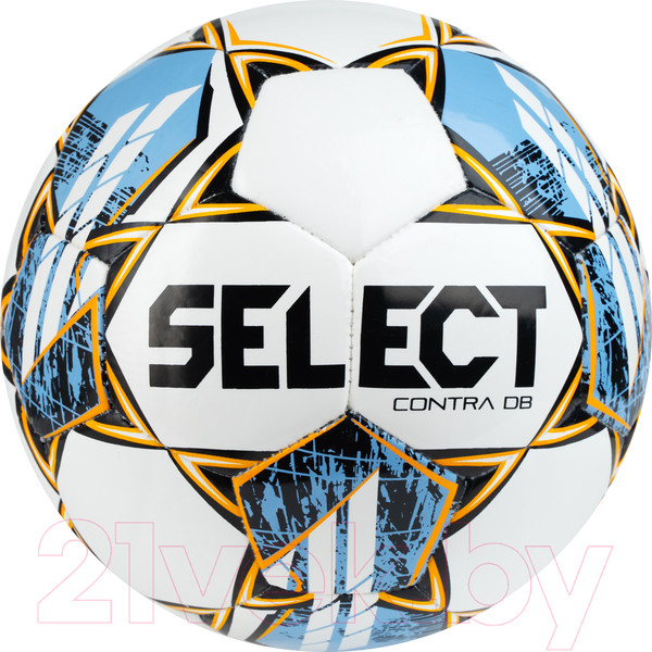 Изображение товара Футбольный мяч Select Contra DB v23 / 0853160200 (размер 3, белый/синий)