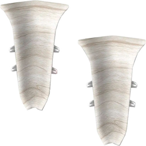 Изображение товара Уголок для плинтуса Ideal Классик 267 Клен белый (5.5см, 2шт, внутренний, флоупак)