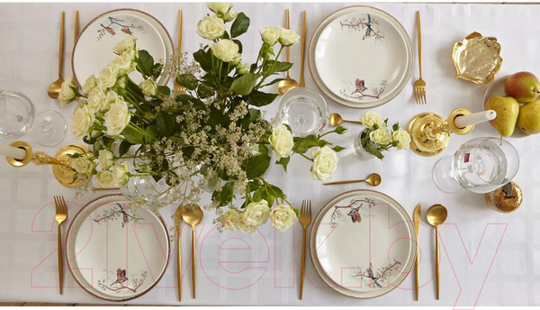 Изображение товара Скатерть Этель Geometry / 6974074 (белый)