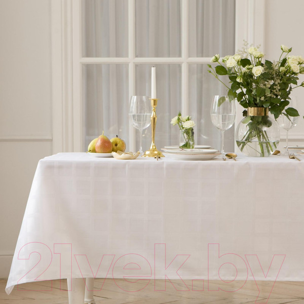 Изображение товара Скатерть Этель Geometry / 6974074 (белый)