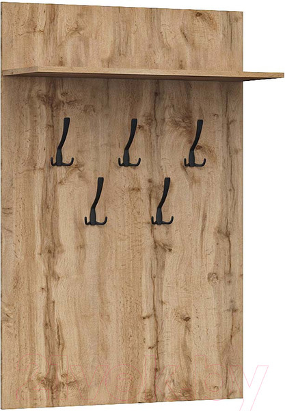 Изображение товара Вешалка для одежды Империал Лацио Сканди 80 (вотан/черный крючок)