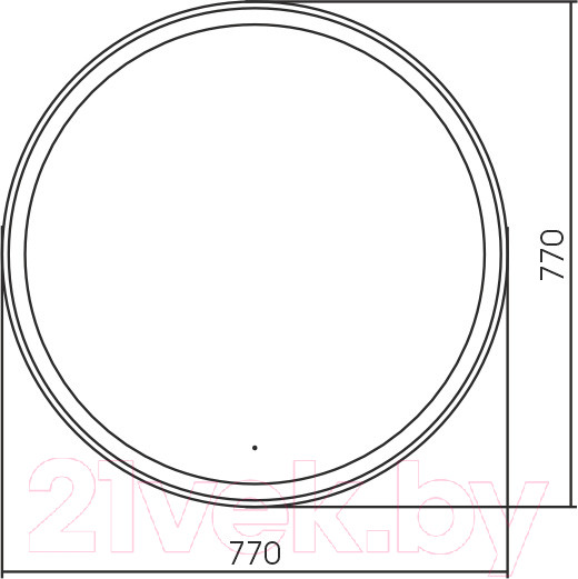 Изображение товара Зеркало Silver Mirrors Perla Neo D77 / LED-00002710