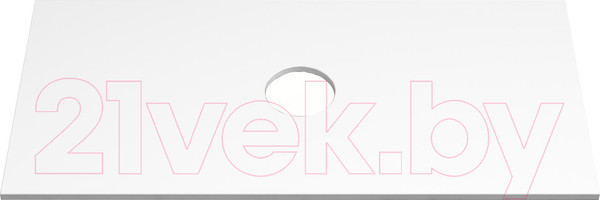 Изображение товара Столешница для тумбы в ванную ЗОВ CLDSP18W795458C1 (белый)