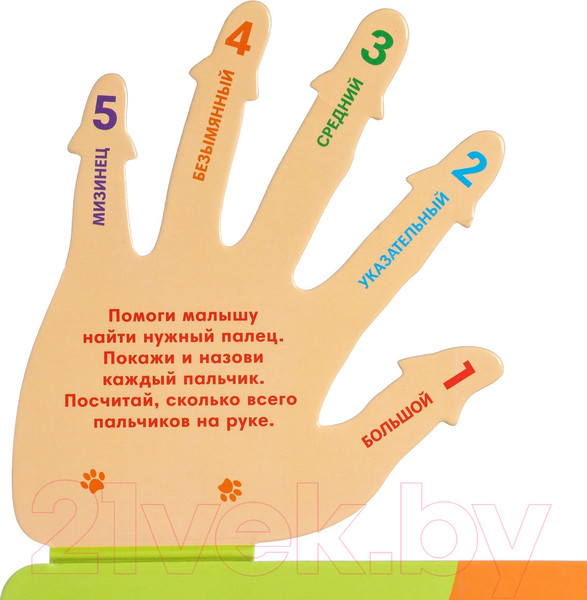 Изображение товара Набор игрушек для ванной Крошка Я Пальчиковый театр. Веселый сад / 9483169