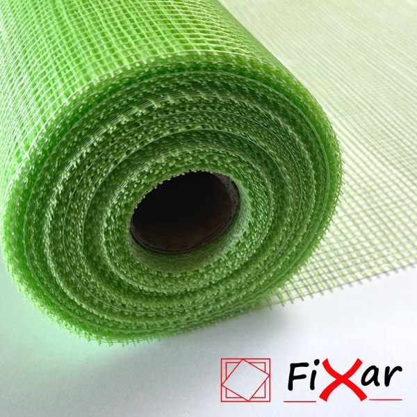 Изображение товара Стеклосетка Fixar Штукатурная CCШ-160 5x5мм / FIX-0003 (1x50м, ультразеленый)