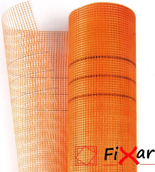 Изображение товара Стеклосетка Fixar Штукатурная CCШ-160 5x5мм / FIX-0005 (1x50м, оранжевый)