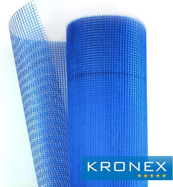 Изображение товара Стеклосетка Kronex Штукатурная 5x5мм / KRN-0007 (1x50м, синий)