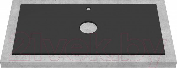 Изображение товара Столешница для тумбы в ванную ЗОВ CLDSP18H695458C2 (антрацит)