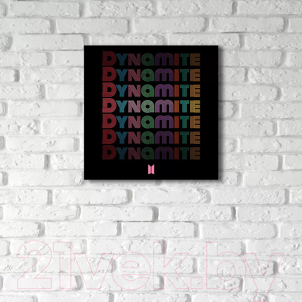 Изображение товара Картина на стекле Stamprint Dynamite ID007 (30x30)
