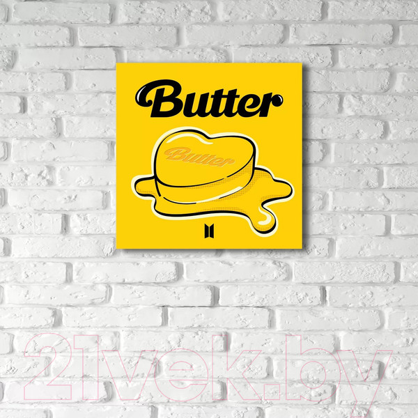 Изображение товара Картина на стекле Stamprint Butter 1 ID009 (30x30)