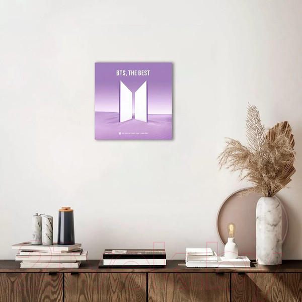 Изображение товара Картина на стекле Stamprint BTS, The Best ID013 (30x30)