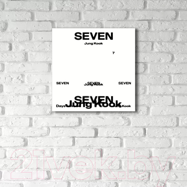 Изображение товара Картина на стекле Stamprint Seven 1 ID030 (30x30)