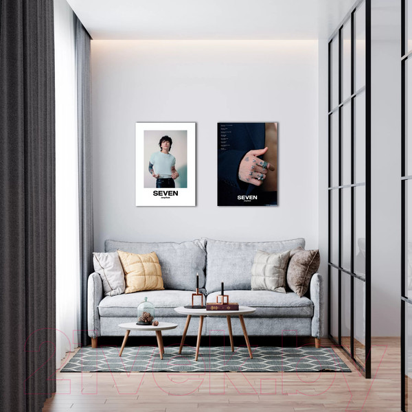 Изображение товара Картина на стекле Stamprint Seven 2 ID031 (70x50)