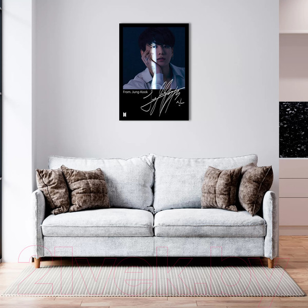 Изображение товара Картина на стекле Stamprint Proof. Jung-kook 1 ID017 (70x50)