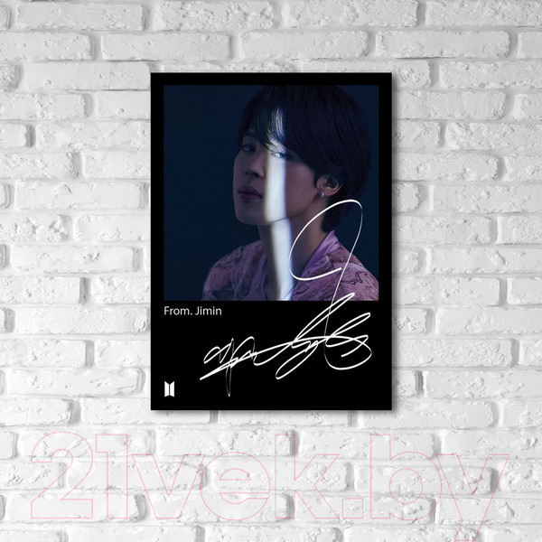 Изображение товара Картина на стекле Stamprint Proof. Jimin 1 ID015 (70x50)