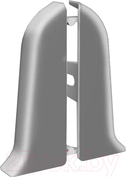 Изображение товара Заглушка для плинтуса Ideal Классик 081 Серебристый (5.5см, 2шт, флоупак)