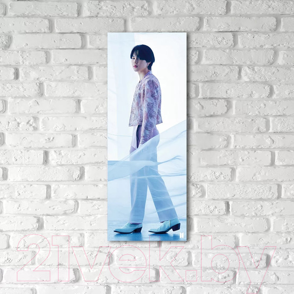 Изображение товара Картина на стекле Stamprint Proof. Jimin 2 ID027 (80x30)