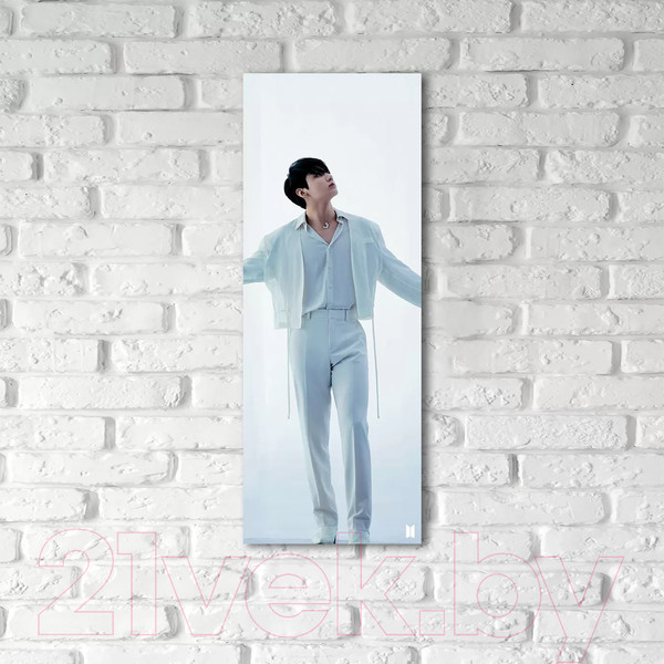 Изображение товара Картина на стекле Stamprint Proof. Jung-kook 2 ID025 (80x30)