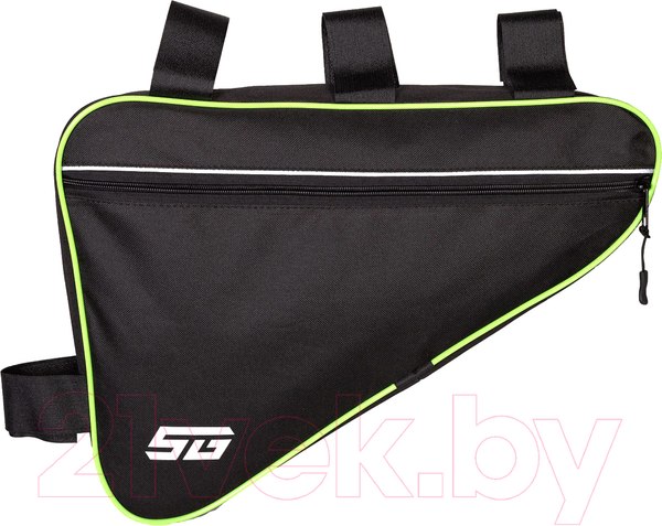 Изображение товара Сумка велосипедная STG FB-001 / Х113112 (черный/зеленый)