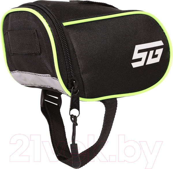 Изображение товара Сумка велосипедная STG FB-004 / Х113124 (черный/зеленый)