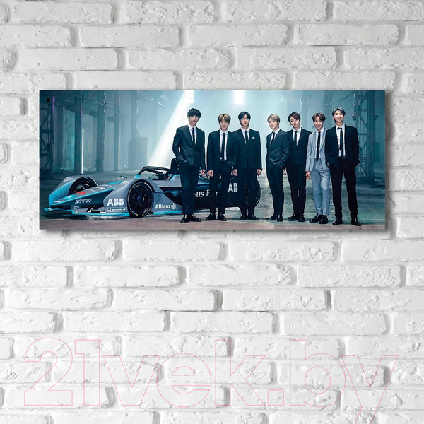 Изображение товара Картина на стекле Stamprint BTS 2 ID021 (50x125)