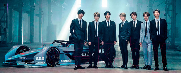 Изображение товара Картина на стекле Stamprint BTS 2 ID021 (50x125)