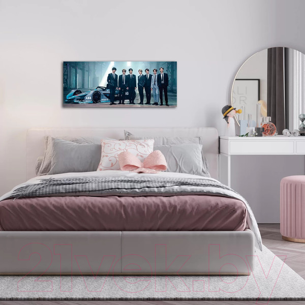 Изображение товара Картина на стекле Stamprint BTS 2 ID021 (50x125)