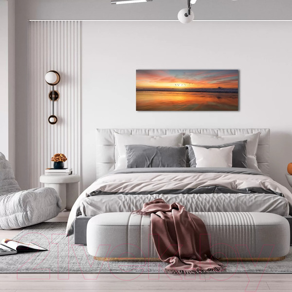 Изображение товара Картина на стекле Stamprint Огонь неба и земли NT036 (50x125)