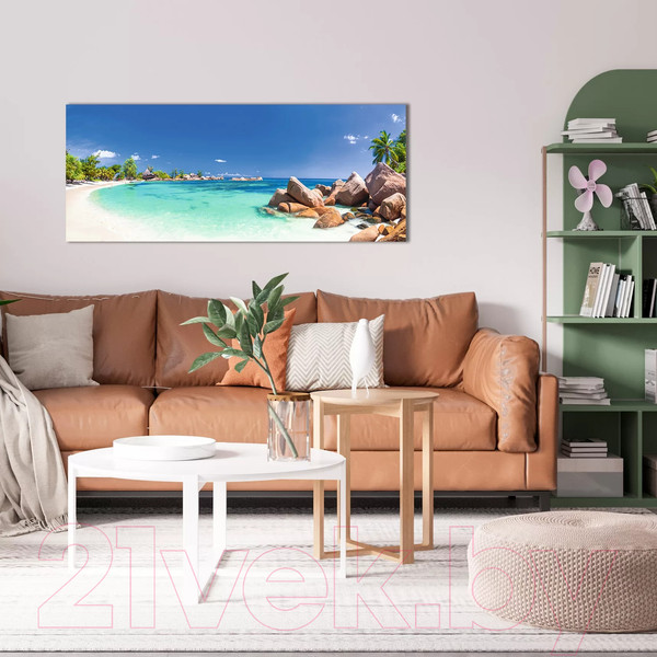 Изображение товара Картина на стекле Stamprint Райское наслождение SD025 (50x125)