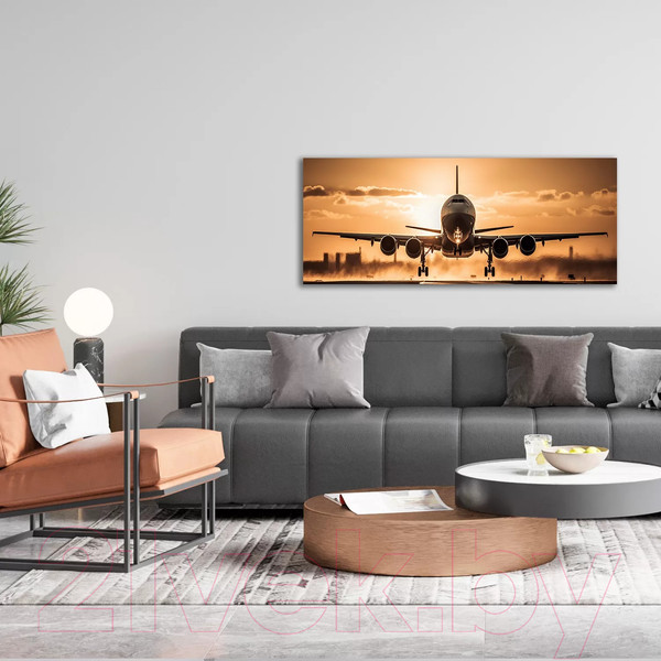 Изображение товара Картина на стекле Stamprint Взлет VR019 (50x125)