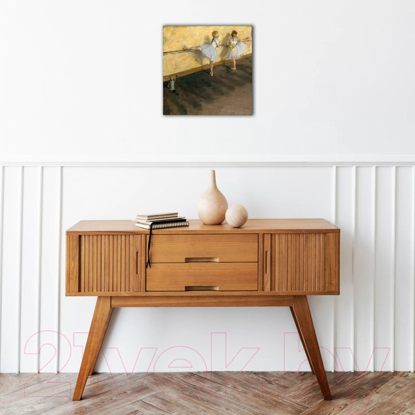 Изображение товара Картина на стекле Stamprint Танцовщицы Э. Дэга PT015 (30x30)