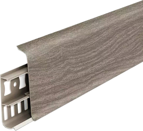 Изображение товара Плинтус Ideal Деконика 296 70мм (2.2м, орех серый)