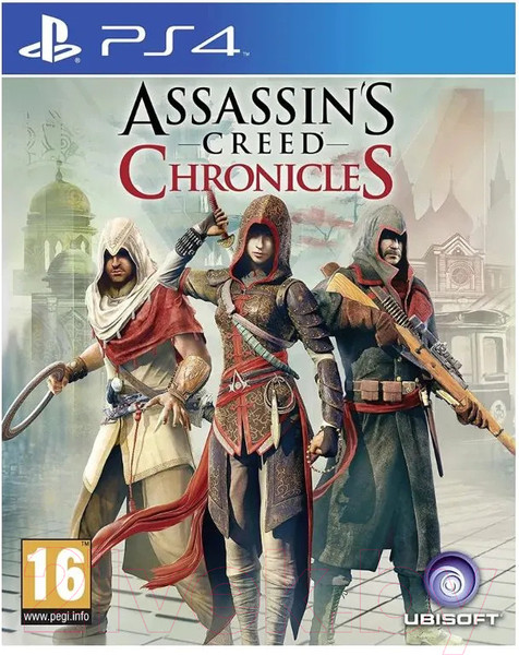 Изображение товара Игра для игровой консоли PlayStation 4 Assassin's Creed: Chronicles Pack (EU pack, RU subtitles)