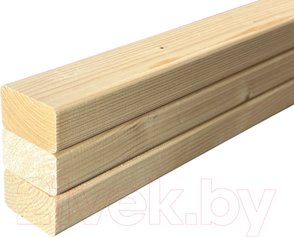 Изображение товара Брус Маркет Продукт Строганный 35x60x2000мм 1 сорт тех. сушка (3шт, хвойная порода)