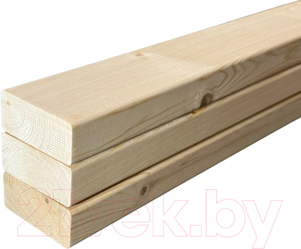Изображение товара Брус Маркет Продукт Строганный 35x80x2000мм 1 сорт тех. сушка (3шт, хвойная порода)