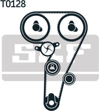 Изображение товара Комплект ремня ГРМ SKF VKMC02177