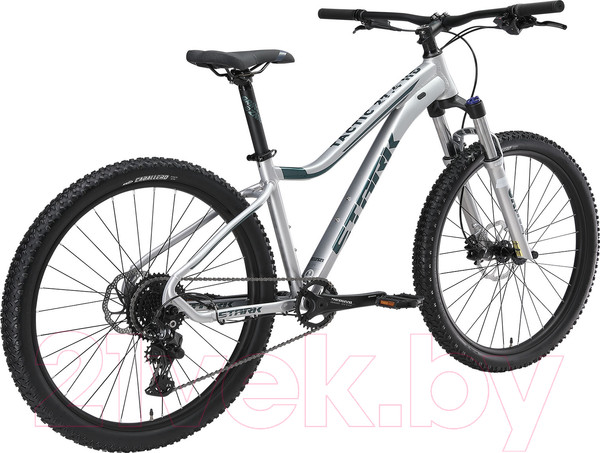 Изображение товара Велосипед STARK Tactic 27.4 HD 2024 (16, серебристый/еловый, разобранный, в коробке)