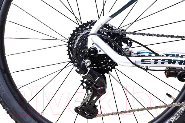 Изображение товара Велосипед STARK Tactic 27.4 HD 2024 (16, серебристый/еловый, разобранный, в коробке)