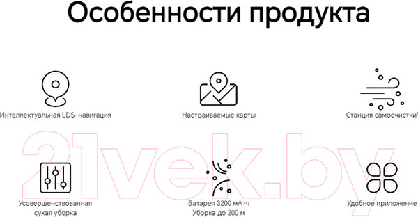Изображение товара Робот-пылесос Honor Choice R2 Plus ROB-01 (белый)