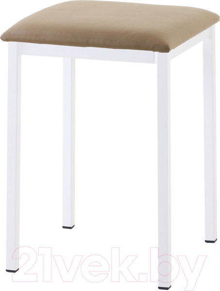 Изображение товара Табурет AMC Comfort 7 Г К6.4 (кожзам какао/белый)