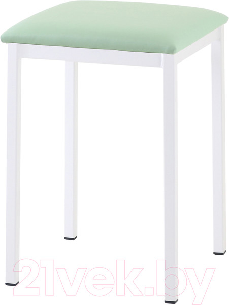 Изображение товара Табурет AMC Comfort 7 Г К6.10 (кожзам мятный/белый)