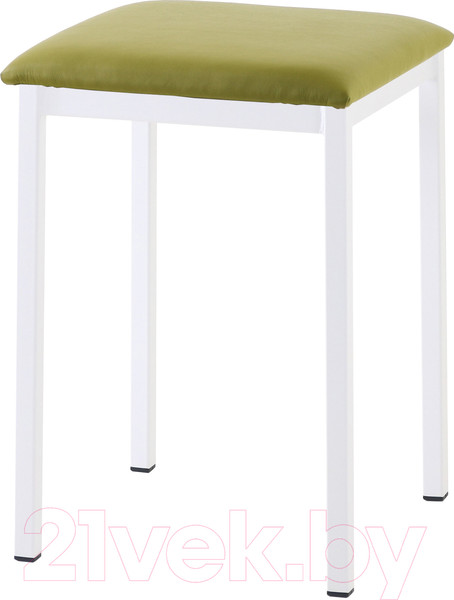 Изображение товара Табурет AMC Comfort 7 Г К6.11 (кожзам оливковый/белый)